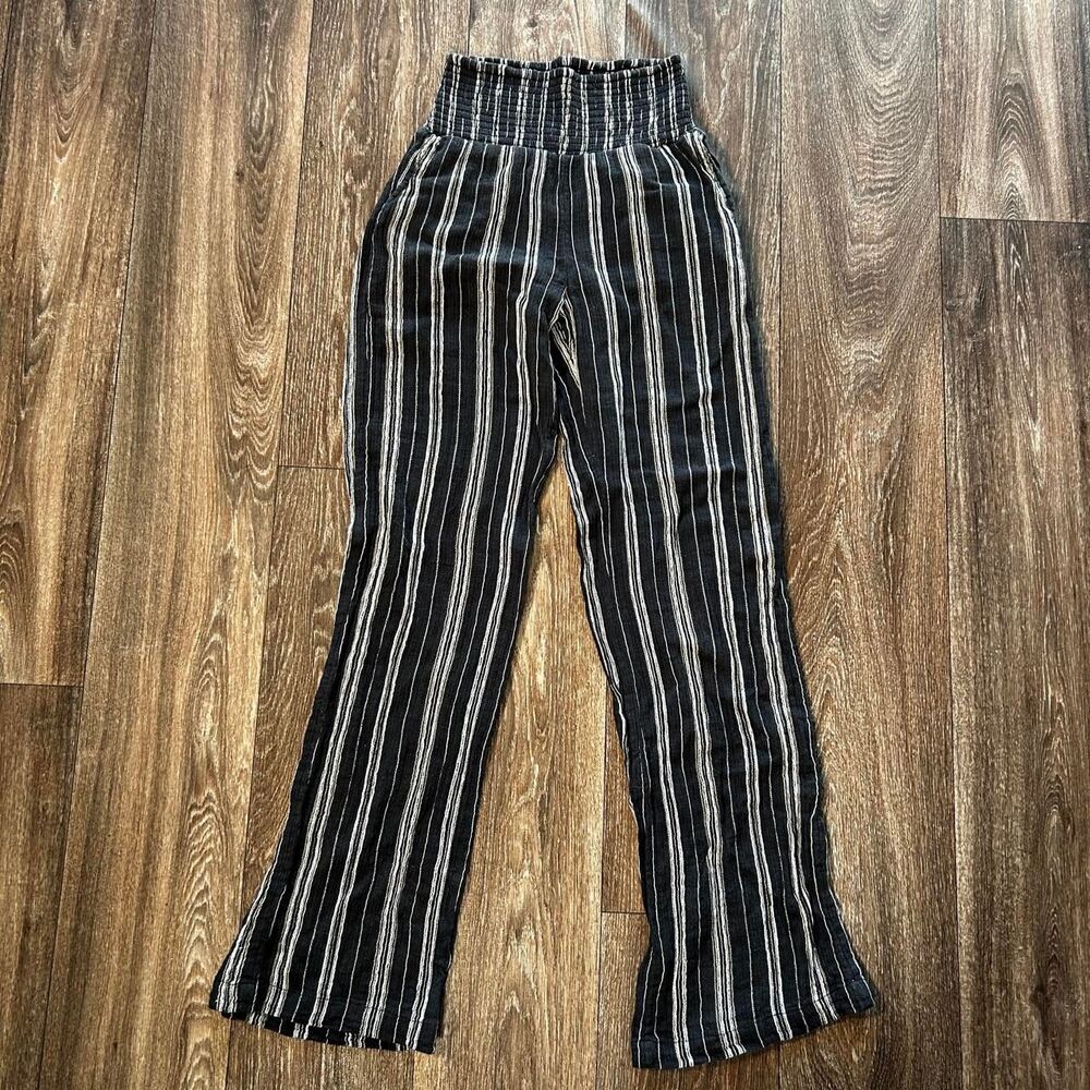 Billabong New Waves Wide-Leg Striped Pants